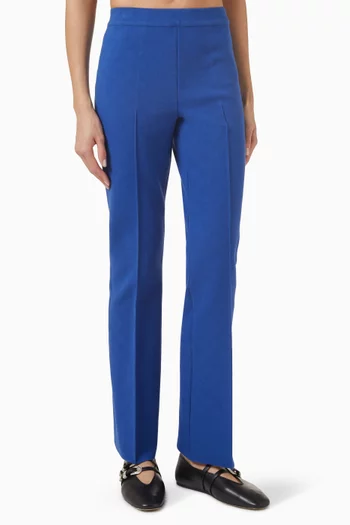 Long Kick Pants in Cotton Blend
