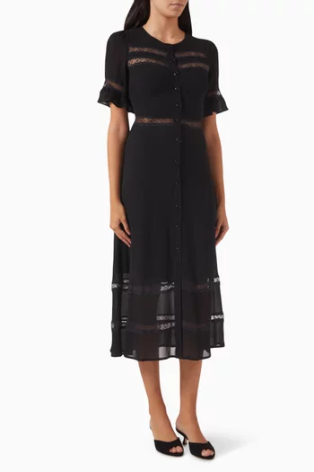 Woodson Midi Dress in Georgette