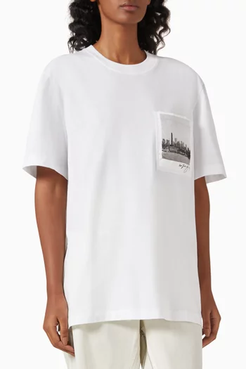Skyline Postcard T-shirt in Cotton