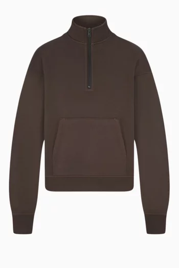 Zip-up Oversized Hoodie