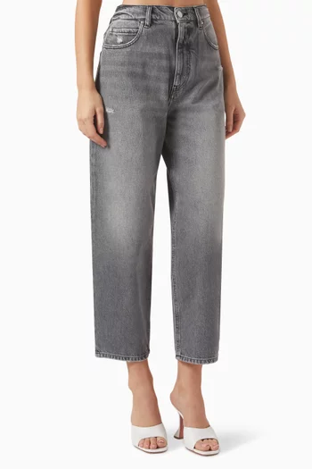 Estelle Egg Straight-leg Jeans in Denim