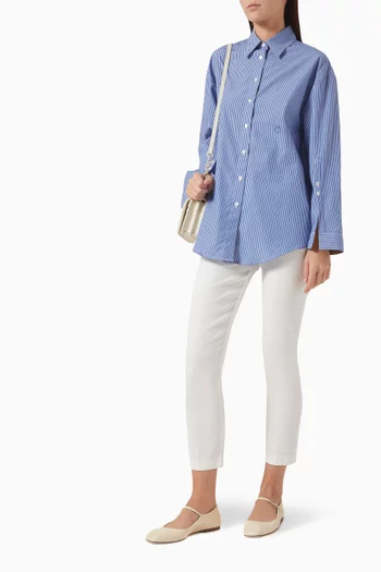 Calamita Shirt in Cotton Poplin