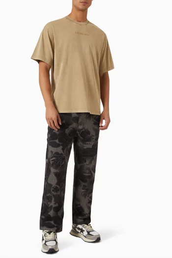 Garment Dye Relaxed T-shirt in Cotton