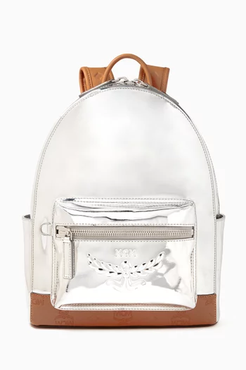 Stark Backpack in Metallic Leather