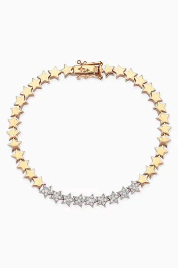 Milky Way Diamond Bracelet in 18kt Gold