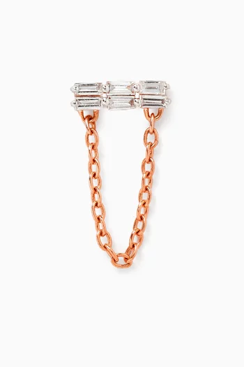 Moment Single Earring in 14kt Rose Gold