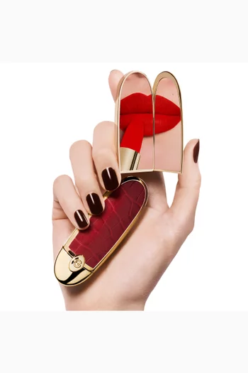 Le Croco Rouge G The Double Mirror Jewel Case