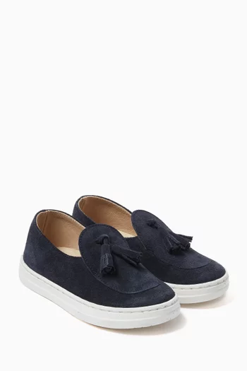 Tassel Loafers in Suede