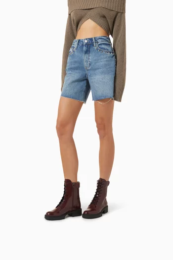 Leighton Combat Boots in Leather
