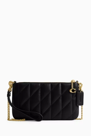 Pouch Bag in Quilted Leather
