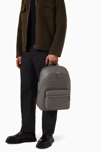 Charter Backpack in Polished Pebble Leather