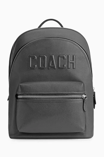 Charter Backpack in Polished Pebble Leather