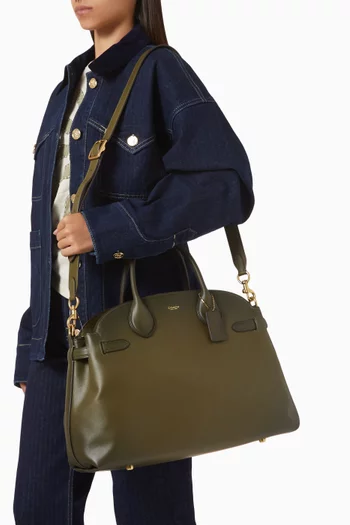 Soft Empire Carryall Bag in Grain Leather