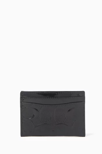 Card Case in Signature Patent Leather