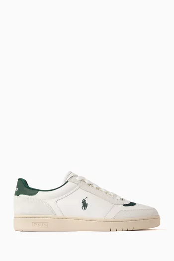 Polo Court Sport Sneakers in Leather