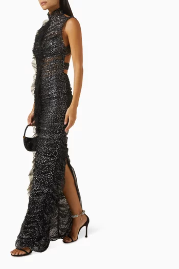 Espoir des Cedres Glittered Gown in Tulle