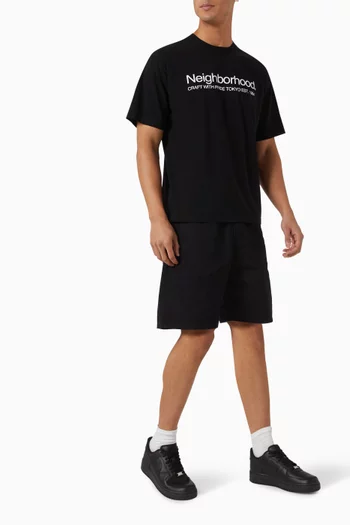 Text Logo T-shirt in Cotton