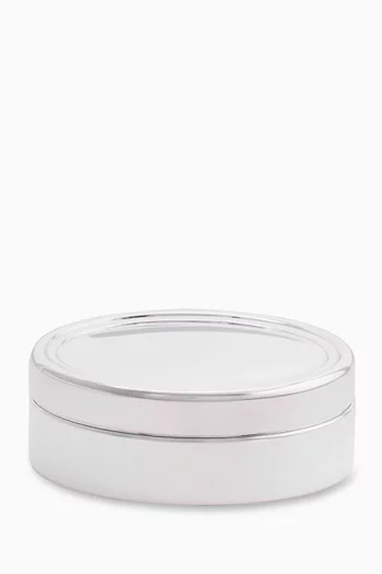Bonbonniere Mandorla Trinket Box in Silver-plated