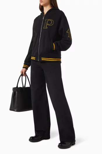 Oversized Logo Hoodie in Cotton