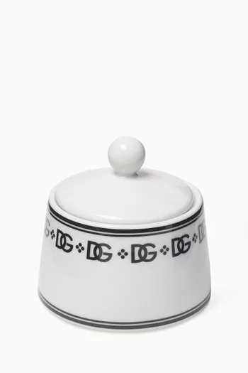 DG Sugar Bowl in Porcelain