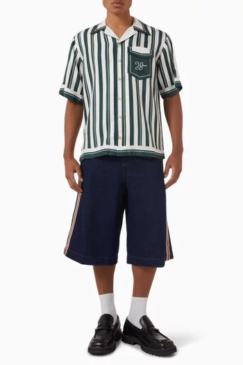 June Striped Bowling Shirt
