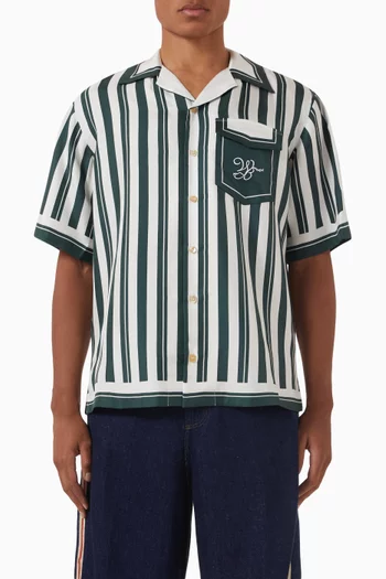 June Striped Bowling Shirt