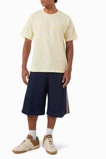 Logo Patch T-shirt in Organic-cotton