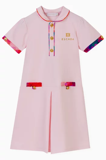 Logo-embroidered Dress
