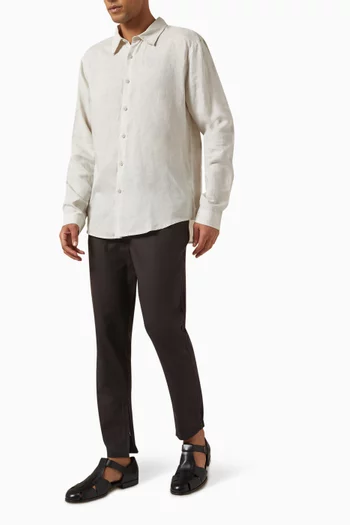 Air Shirt in Linen-blend