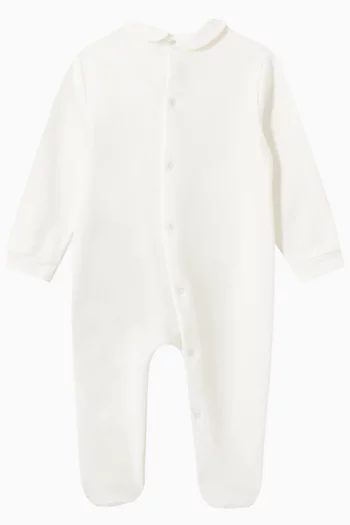 Bear Graphic Onesie in Stretch Cotton