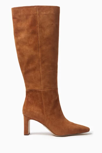 Suede high knee boots sale