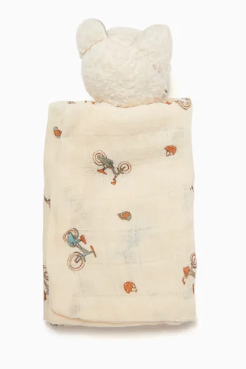 Cuddle Cloth Bear Toy in Organic Cotton