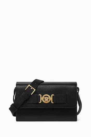 Biggie Crossbody Bag in Leather