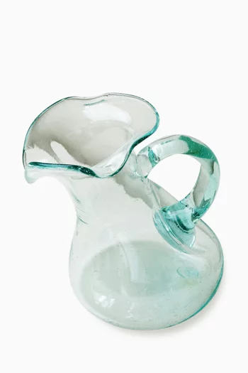 Medium Thaw Jug in Recycled Glass