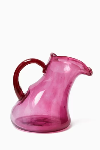 Medium Thaw Jug in Recycled Glass