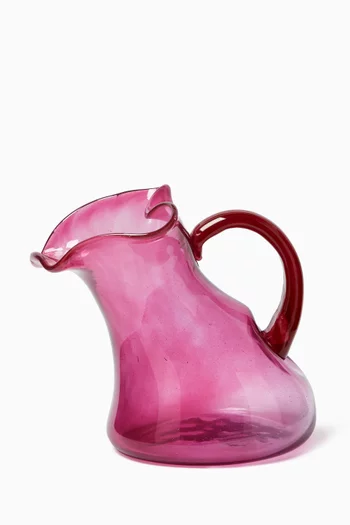 Medium Thaw Jug in Recycled Glass