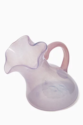 Medium Thaw Jug in Recycled Glass