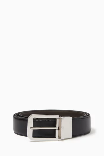 Reversible Belt in Leather