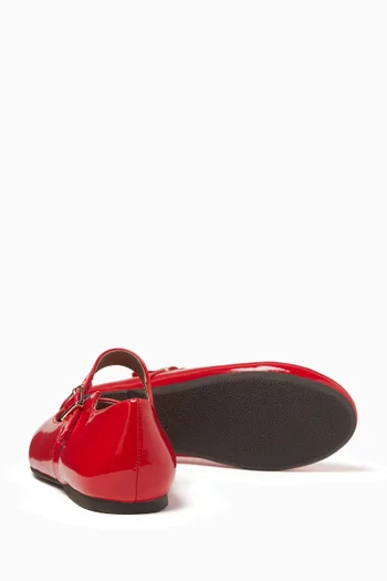 Juni Ballerinas in Leather