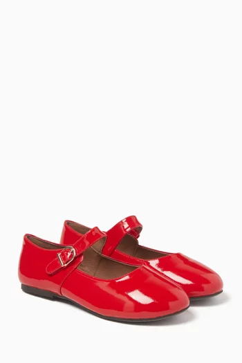 Juni Ballerinas in Leather