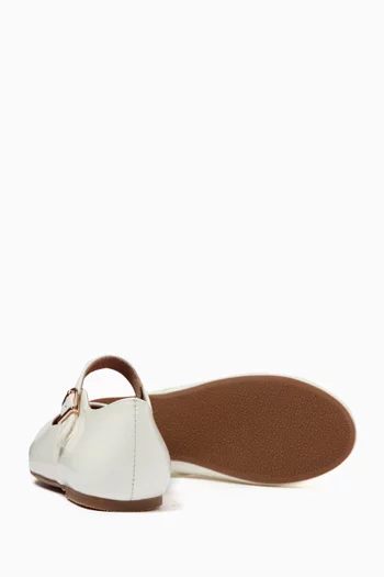 Juni Ballerinas in Leather