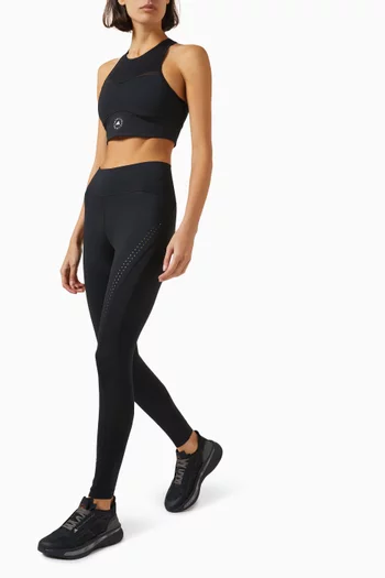 x Stella McCartney Training Crop Top in Recycled Polyester Blend