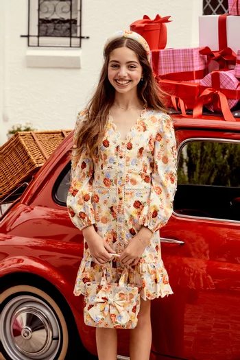 Holiday Mini Dress in Cotton