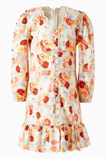 Holiday Mini Dress in Cotton