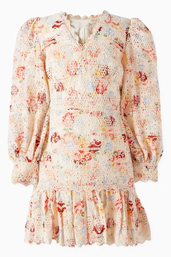 Holiday Embroidered Top in Cotton