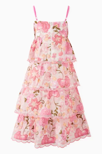 Glam Embroidered Maxi Dress