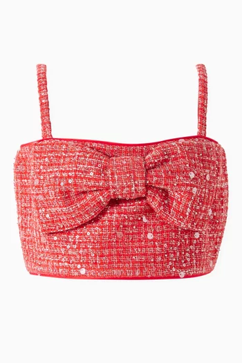 Jingle Top in Tweed & Sequins