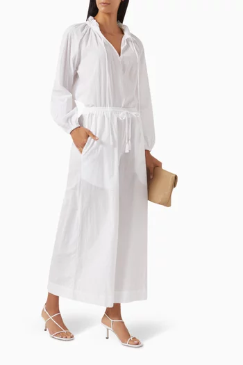 Lauren Wide-leg Pants in Cotton
