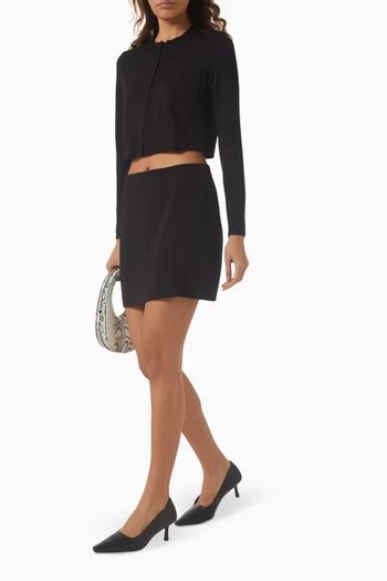 Cropped Top in Crepe