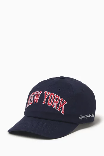 كاب ايفي مزين بطبعة New York‏ قطن تويل